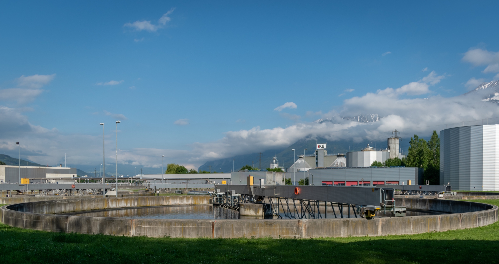 Sedimentation tank, Innsbruck wastewater treatment plant