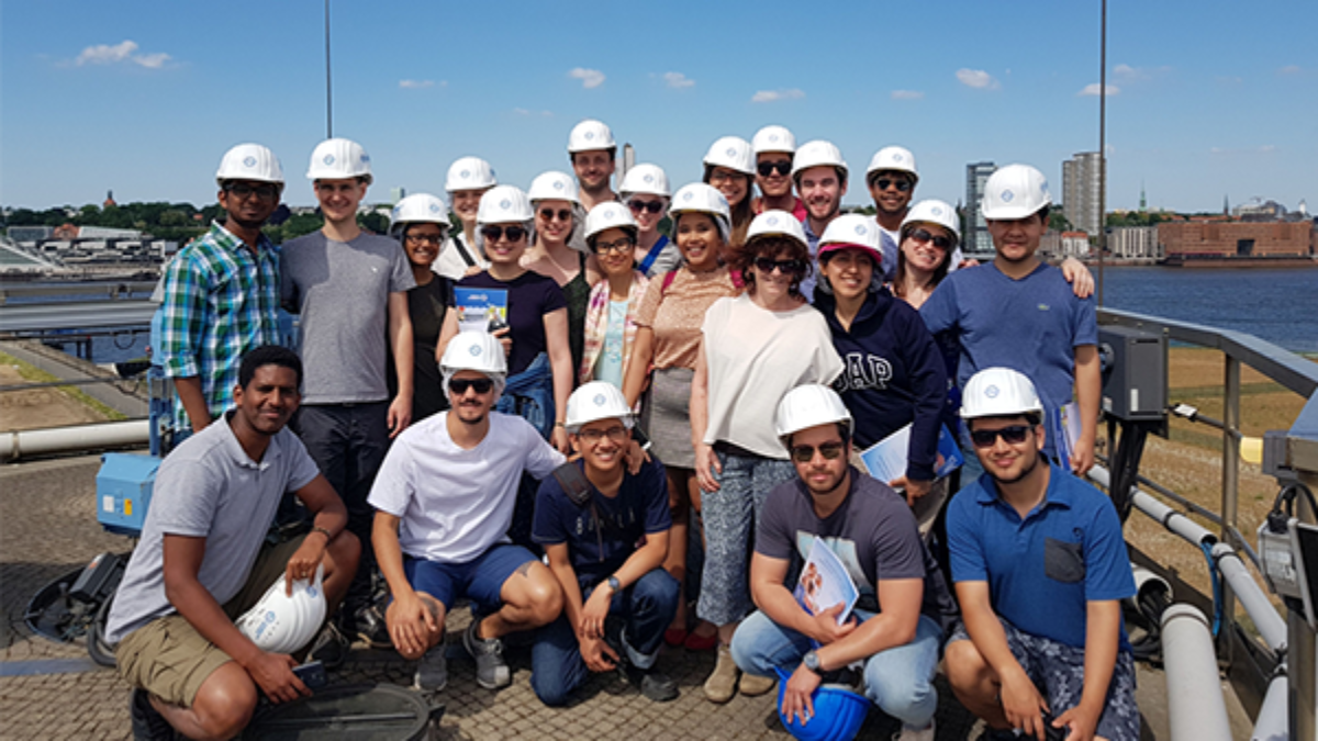 WAREM Excursion Mai 2018, Waste Water Treatment Plant, Hamburg